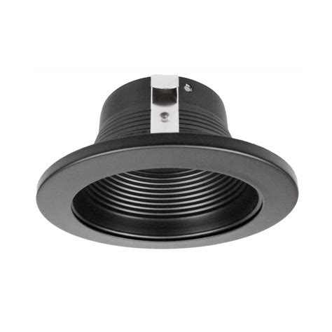 4 inch recessed baffle trim with metal bracket deep|recessed light baffle vs reflector.